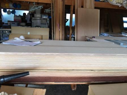 シナベニヤとラワン合板を塗装してからの造作工事 Design Architect Kawanishi 川西工務店1級建築士事務所 香川県さぬき市